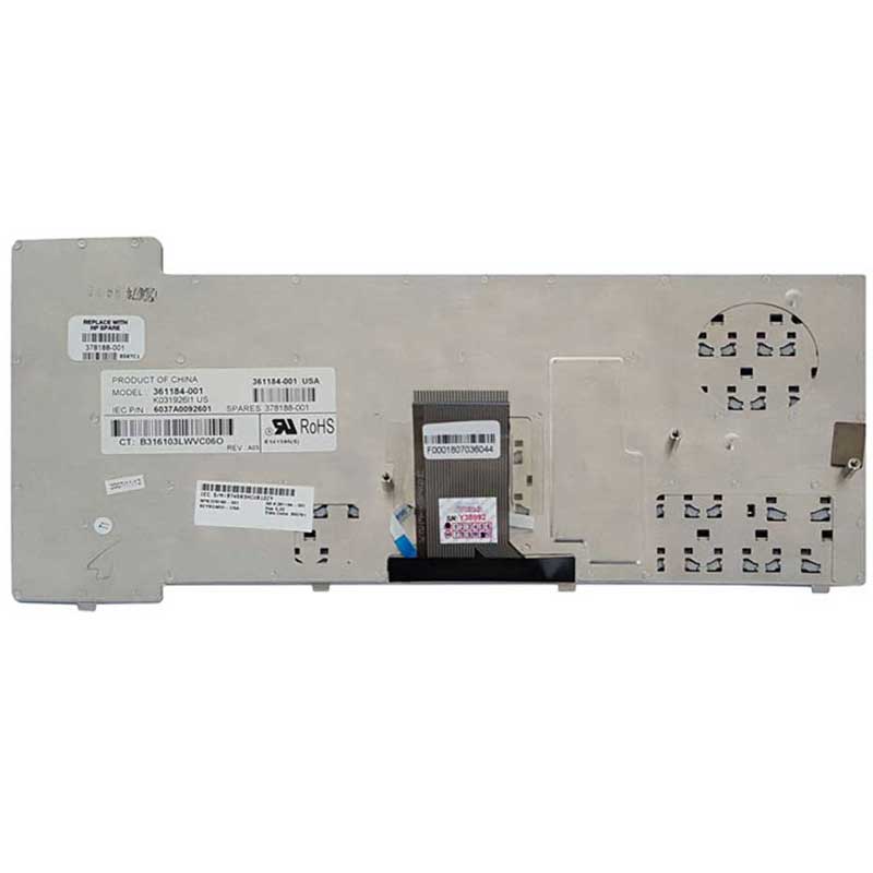 کیبورد لپ تاپ HP Compaq NC620-NX7400 با موس - مشکی