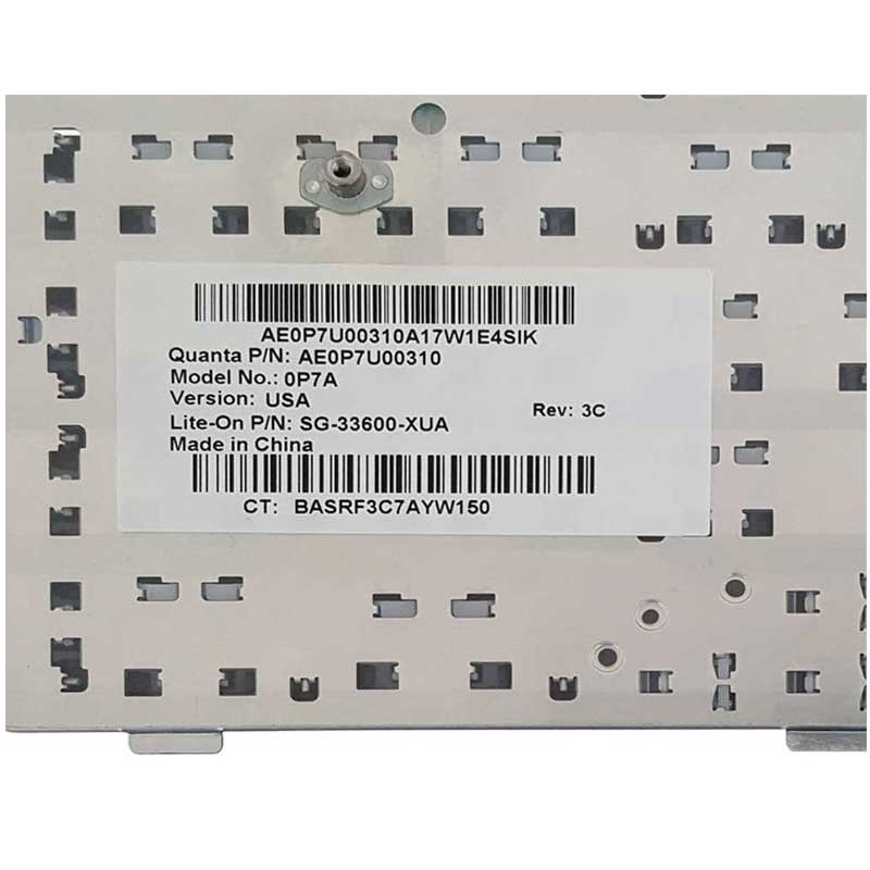 کیبورد لپ تاپ HP Compaq Presario CQ71-G71 مشکی