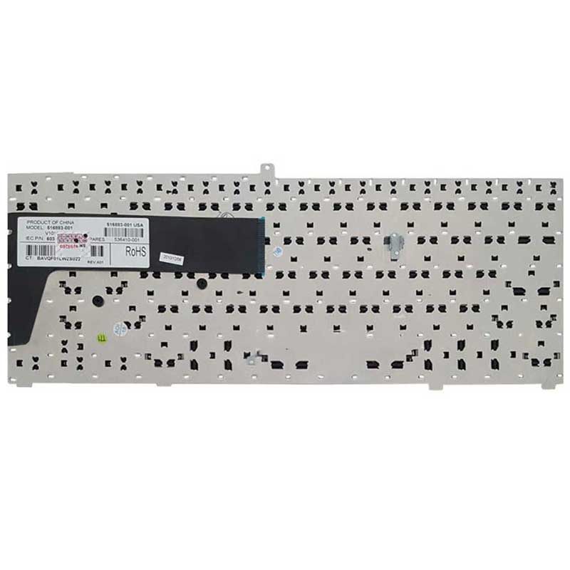 کیبورد لپ تاپ HP ProBook 4411-4410 با اینتر کوچک بدون فریم - مشکی