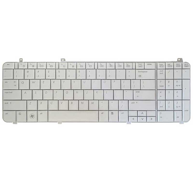 کیبورد لپ تاپ HP Pavilion DV6-1000 سفید