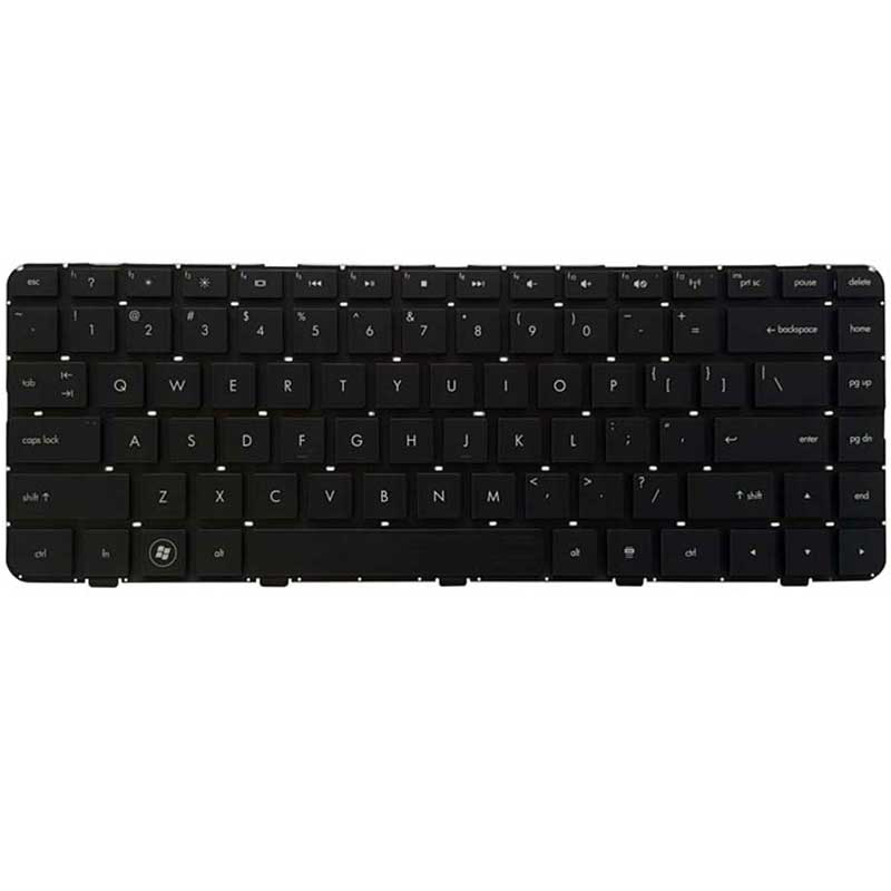کیبورد لپ تاپ HP Pavilion DM4 اینتر کوچک بدون بک لایت - بدون فریم - مشکی