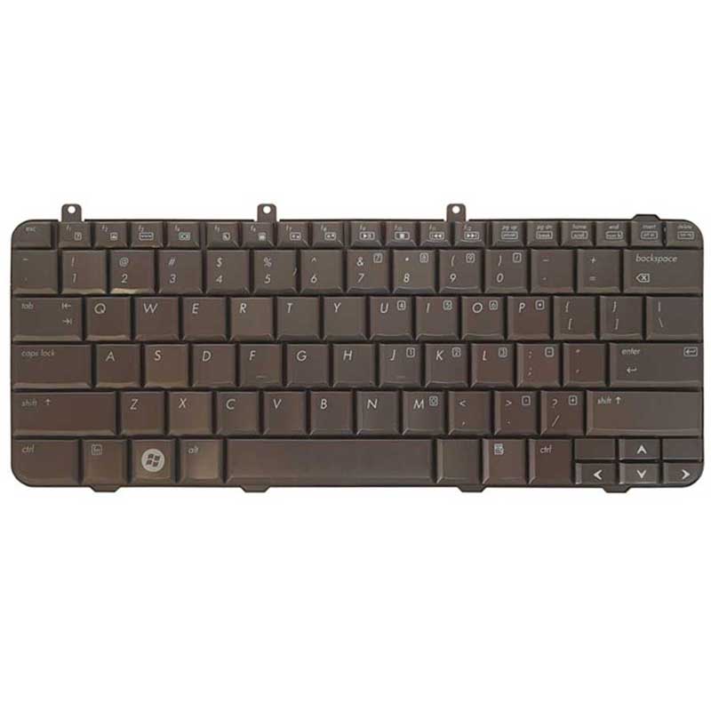 کیبورد لپ تاپ HP Pavilion DV3-1000  اینتر کوچک - بژ