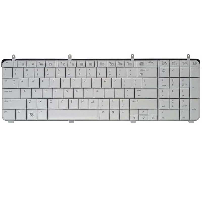 کیبورد لپ تاپ HP Pavilion DV7-2000 سفید