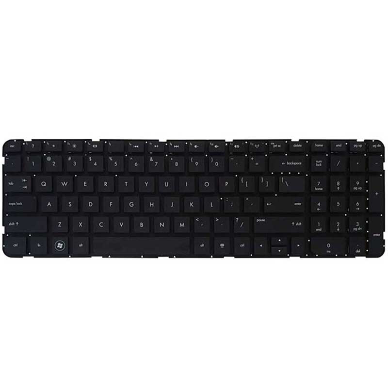 کیبورد لپ تاپ HP Pavilion G6-2000 اینتر کوچک بدون فریم - مشکی
