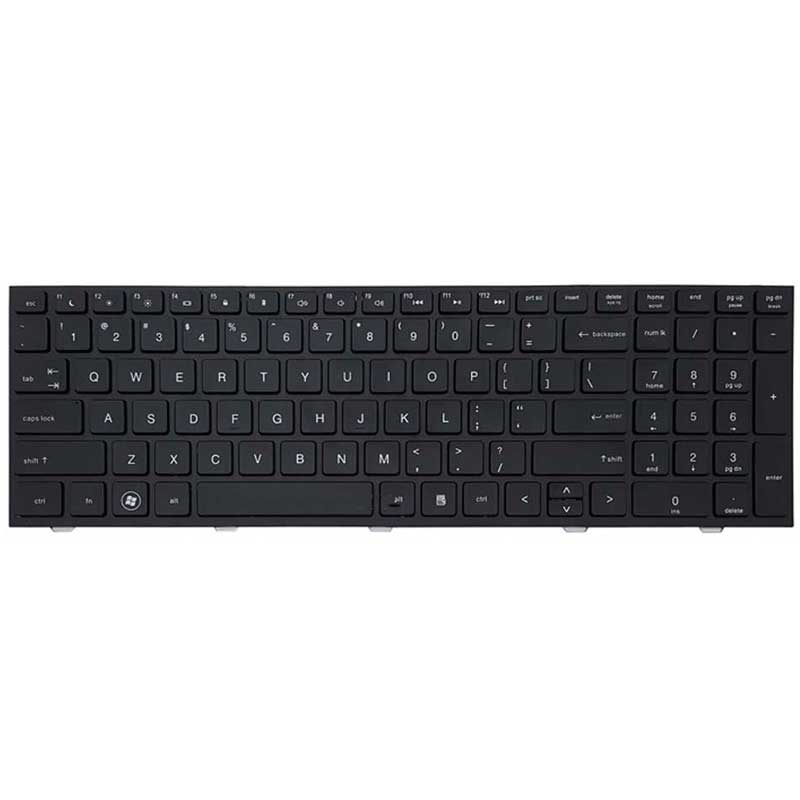 کیبورد لپ تاپ HP ProBook 4540 اینتر کوچک با فریم مشکی