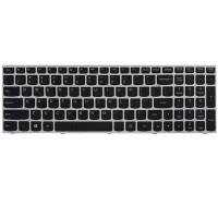 کیبورد Lenovo IdeaPad G50-70 بدون بک لایت با فریم نقره ای - مشکی