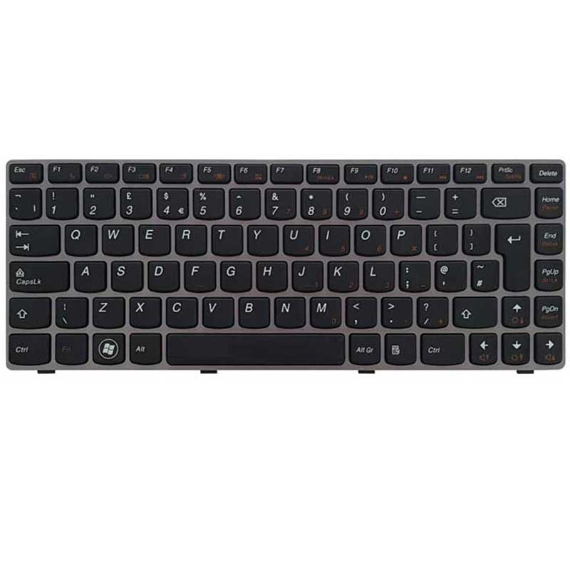 کیبورد Lenovo IdeaPad Z410 با فریم فلت صاف