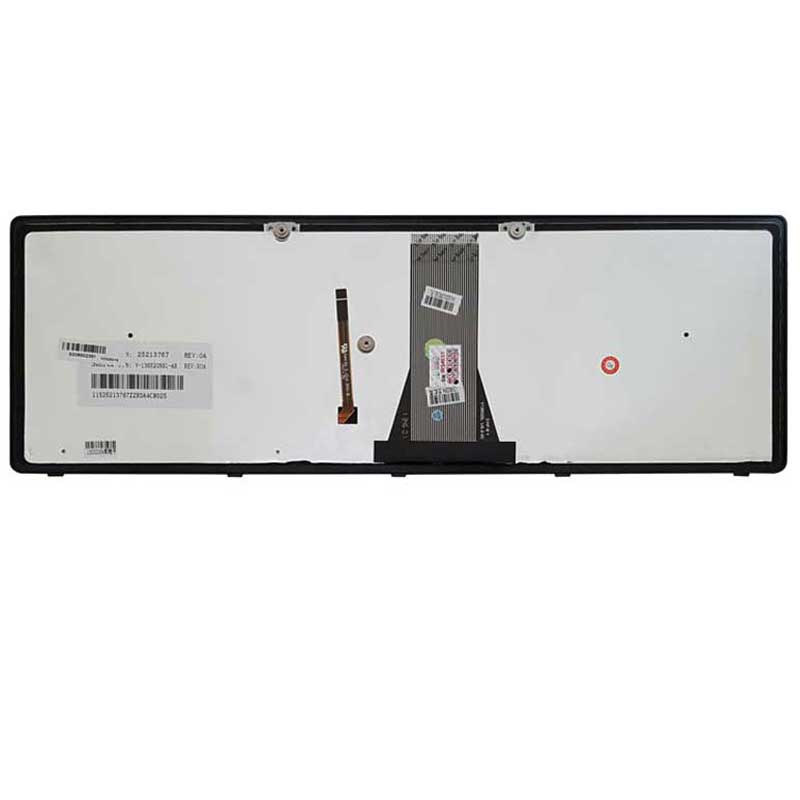کیبورد لپ تاپ لنوو Lenovo IdeaPad Z510 -Z500 با فریم نقره ای - مشکی