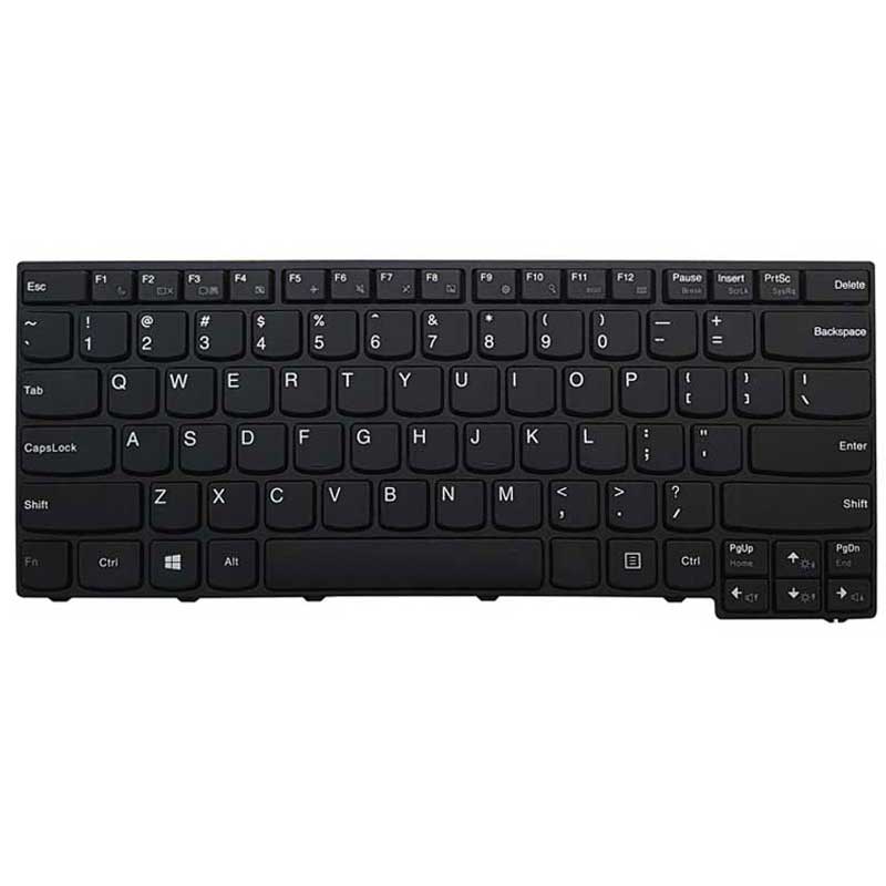 کیبورد Lenovo ThinkPad E4070 با فریم -مشکی