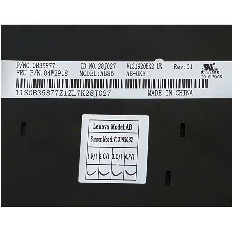 کیبورد Lenovo ThinkPad Edege E430 با موس - با فریم - مشکی