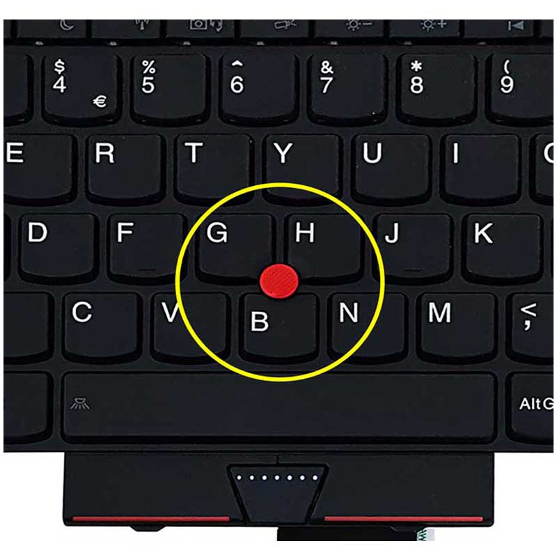 کیبورد Lenovo ThinkPad Edege E430 با موس - با فریم - مشکی