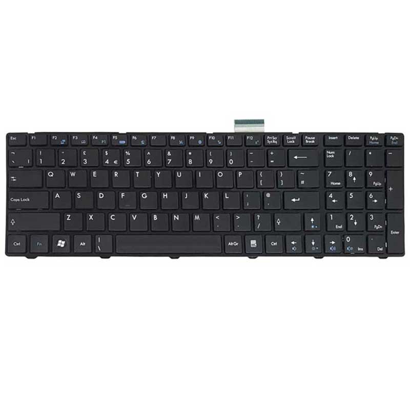 کیبورد لپ تاپ MSI CX620 با فریم - مشکی