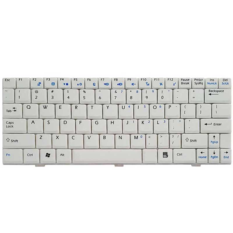کیبورد لپ تاپ MSI U100 سفید