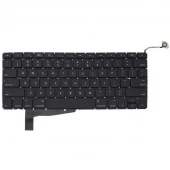 کیبورد لپ تاپ MacBook Pro A1286-LAT08 اینتر کوچک به همراه کلید پاور - مشکی