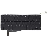 کیبورد لپ تاپ MacBook Pro A1286-LAT08 اینتر کوچک به همراه کلید پاور - مشکی