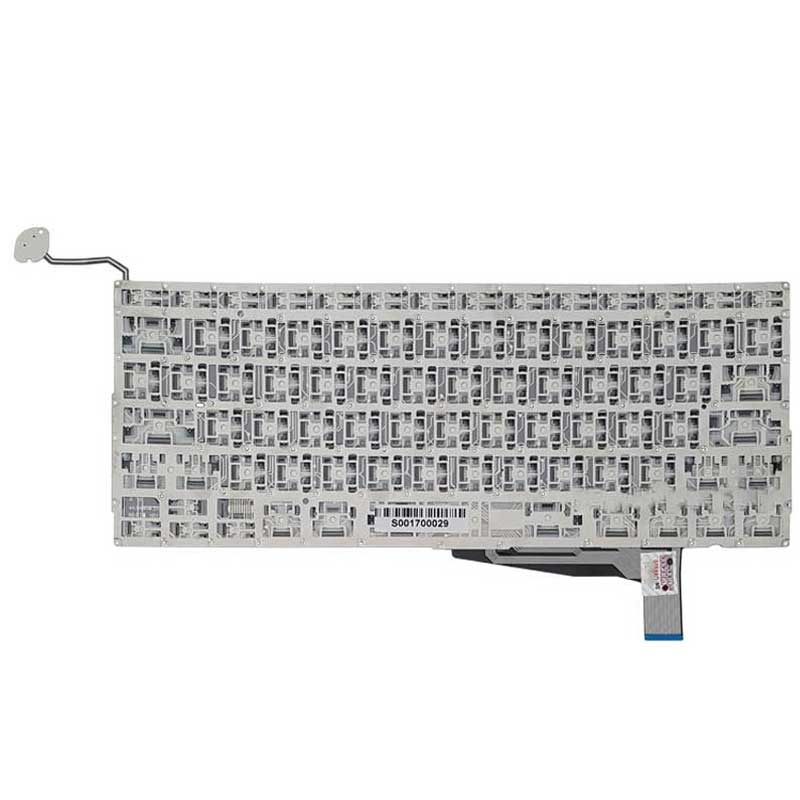 کیبورد لپ تاپ MacBook Pro A1286-LAT08 اینتر کوچک به همراه کلید پاور - مشکی