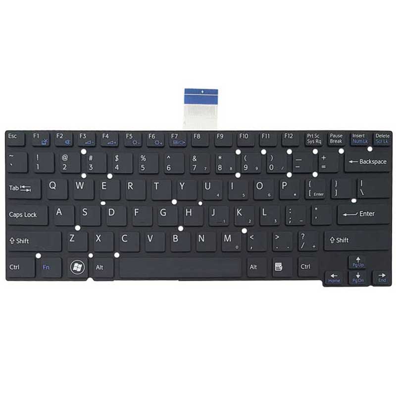 کیبورد Sony SVT13 اینتر کوچک بدون فریم - مشکی