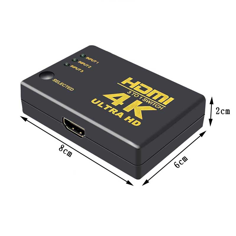 سوییچ Shark iFSWR-301 3Port HDMI 4k Ultra HD