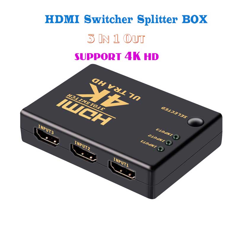سوییچ Shark iFSWR-301 3Port HDMI 4k Ultra HD
