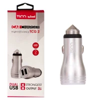 شارژر فندکی TSCO TCG2 3.4A + کابل میکرو یو اس بی