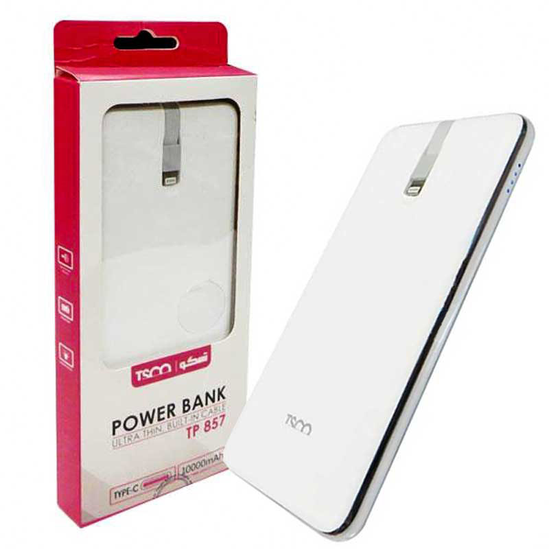 پاوربانک تسکو TSCO TP 857 10000mAh سفید