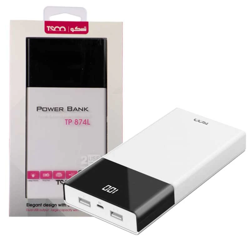 پاور بانک فست شارژ 20000 تسکو TSCO TP 874L
