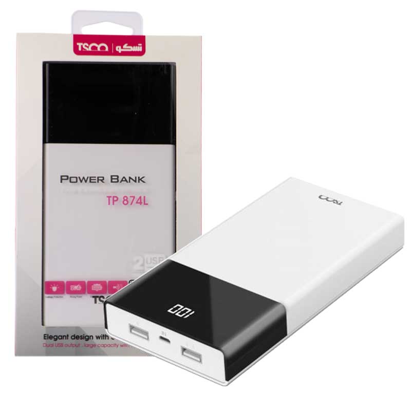 پاور بانک فست شارژ 20000 تسکو TSCO TP 874L