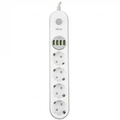 چهار راهی برق TSCO TPS 548U + چهار پورت USB