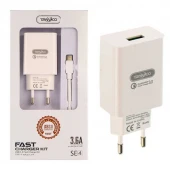 شارژر فست شارژ Tranyoo SE4 3.6A + کابل میکرو یو اس بی