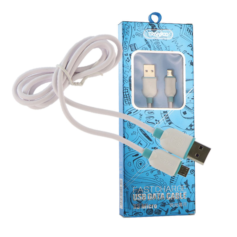 کابل میکرو یو اس بی Tranyoo X3 3A 1m