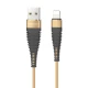 کابل آیفونی Yesido CA-12 2.4A 1m روکش دار