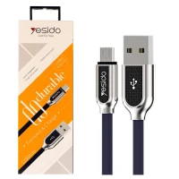 کابل میکرو یو اس بی Yesido CA-15 2.4A 1.2m روکش دار