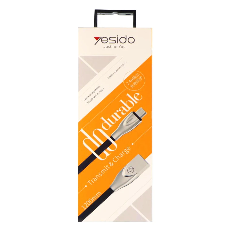 کابل میکرو یو اس بی Yesido CA-16 2.4A 1.2m