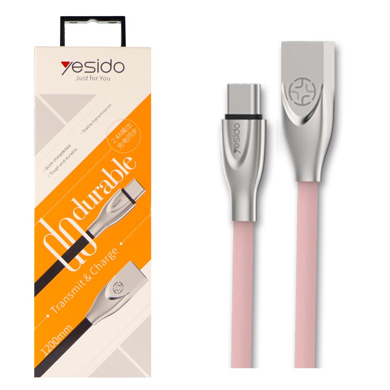 کابل Yesido CA-16 2.4A 1.2m Type-C