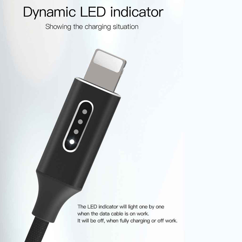 کابل آیفونی Yesido CA18 2.4A 1.2m
