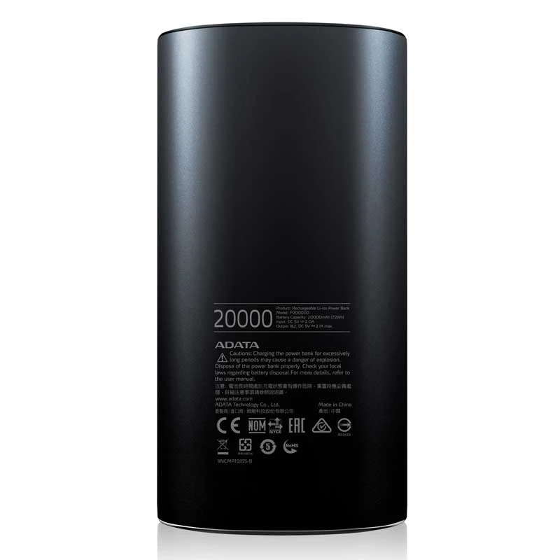 پاوربانک ای دیتا مدل P20000D ظرفیت 20000 میلی آمپر