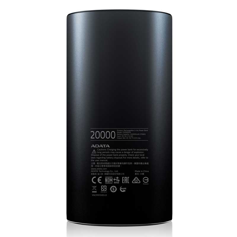 پاوربانک ای دیتا مدل P20000D ظرفیت 20000 میلی آمپر