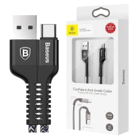 کابل کنفی Baseus Anti-Break CATZJ-B01 Type-C 2A 1.5m