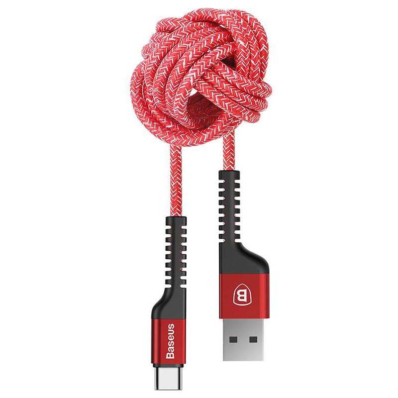 کابل کنفی Baseus Anti-Break CATZJ-B01 Type-C 2A 1.5m