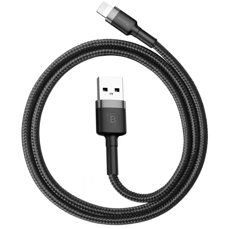 کابل کنفی آیفونی Baseus BG1 2.4A 1m