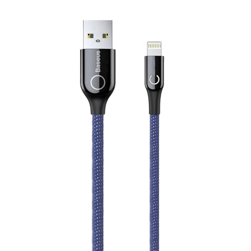 کابل کنفی آیفونی Baseus C-Shaped CALCD 2.4A 1m