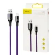 کابل کنفی آیفونی Baseus C-Shaped CALCD 2.4A 1m