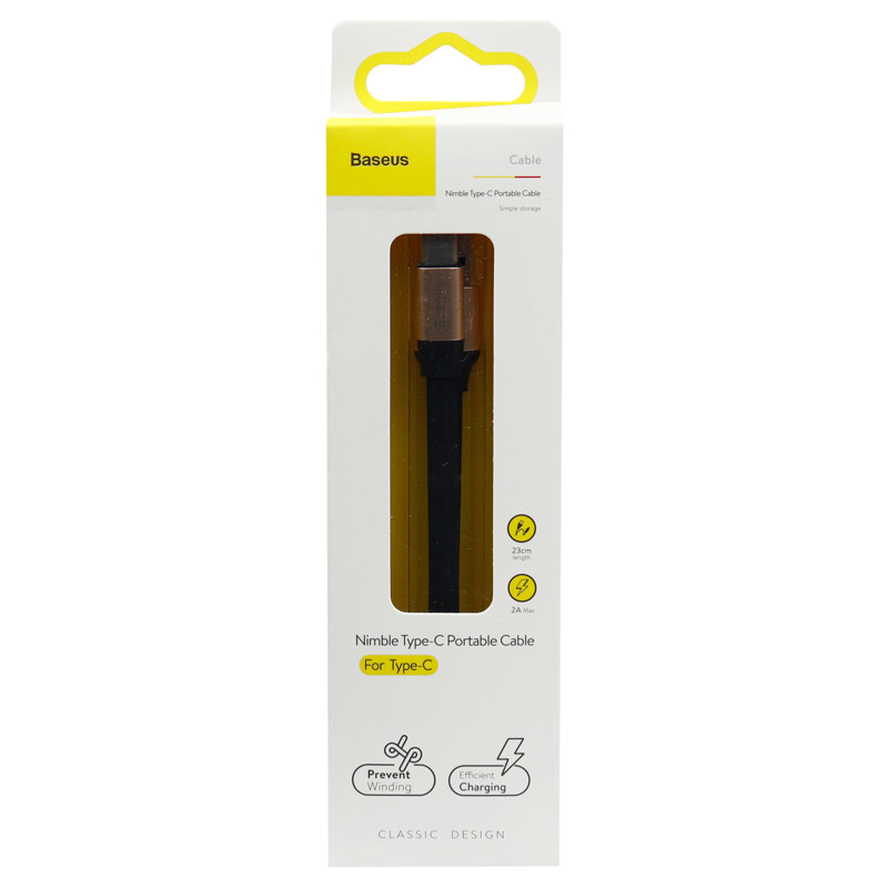 کابل کوتاه Baseus Nimble CATMBJ Type-C 2A 23cm