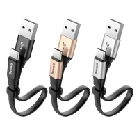 کابل کوتاه Baseus Nimble CATMBJ Type-C 2A 23cm