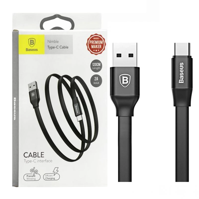 کابل Baseus Nimble CATMBJ-A01 Type-C 2A 1.2m