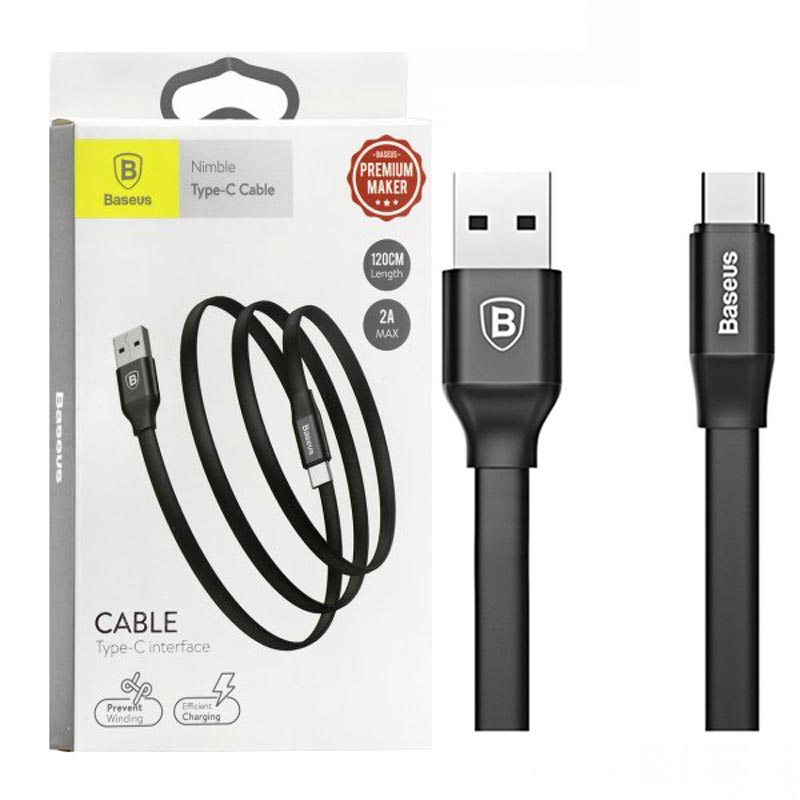 کابل Baseus Nimble CATMBJ-A01 Type-C 2A 1.2m