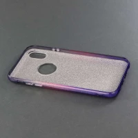 قاب اکلیلی سه رنگ iPhone XR صورتی بنفش