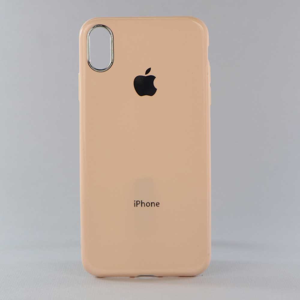 قاب ژله ای براق iPhone XS Max رزگلد