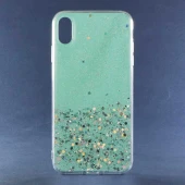 قاب اکلیلی طرح آکواریومی iPhone XS Max سبز