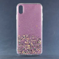 قاب اکلیلی طرح آکواریومی iPhone XS Max بنفش